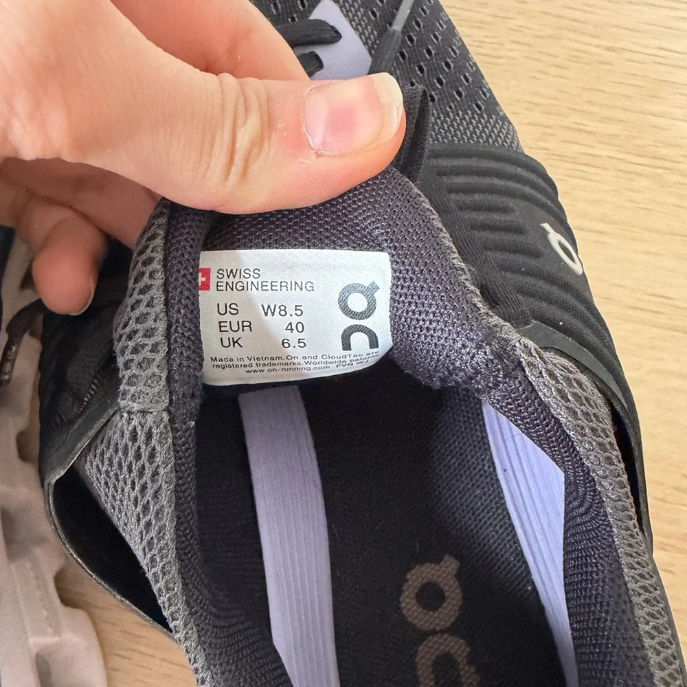 On Running CLOUDSWIFT Sneakers MAGNET/LAVENDER size 8.5 - Picture 10 of 12